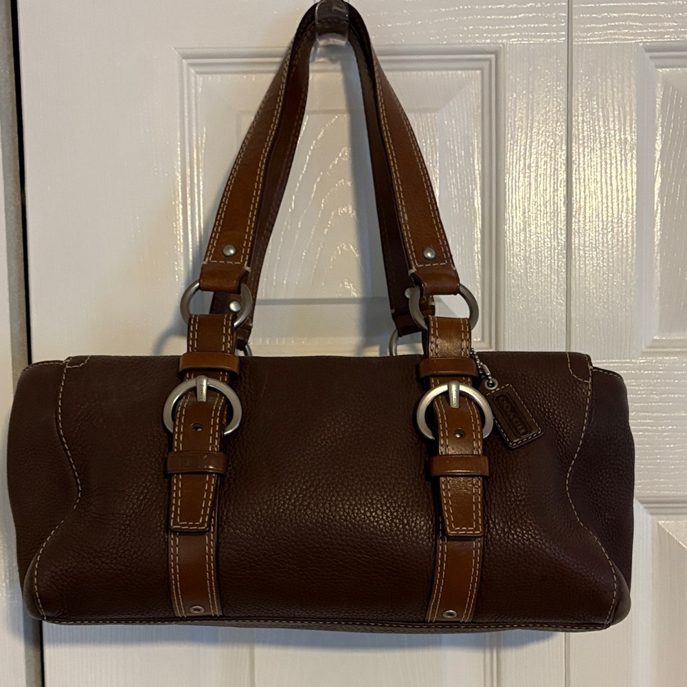 Coach Brown Leather Shoulder Bag